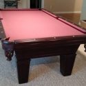 Fischer Pool Table, 2 Chairs, 6 Pool Sticks And Accessories